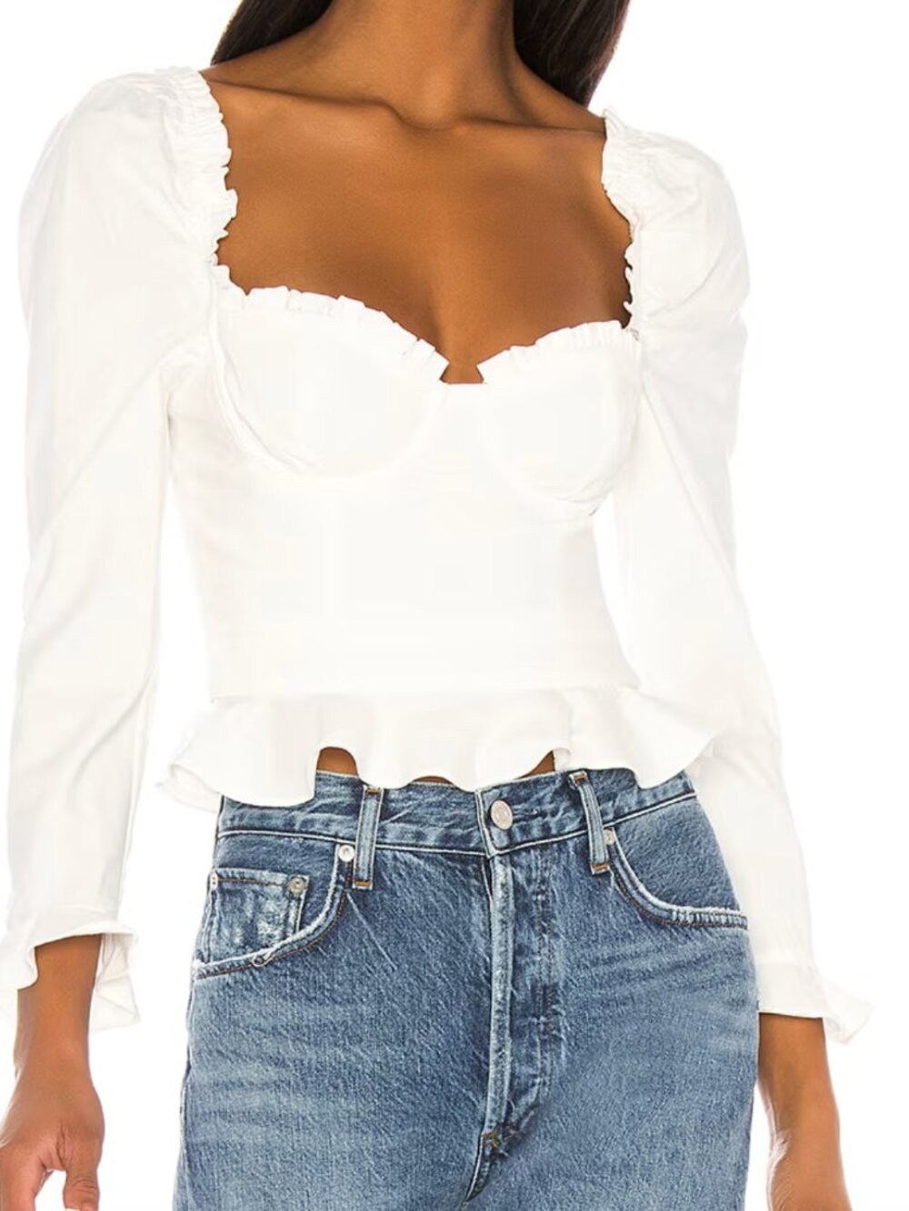 MAJORELLE Corie Top In White